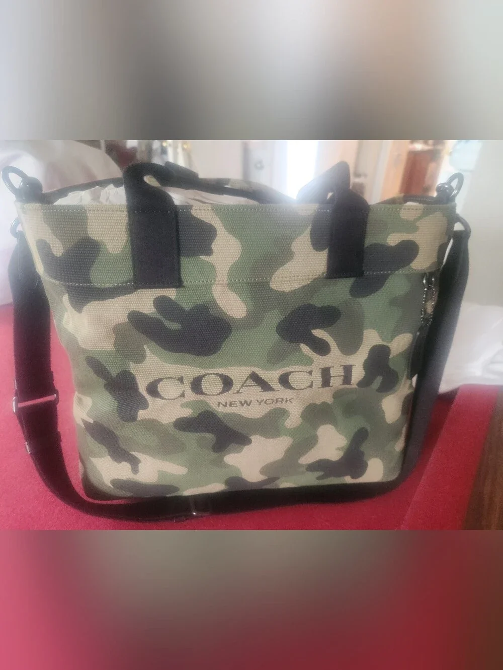 Coach Camo Large Tote Bag